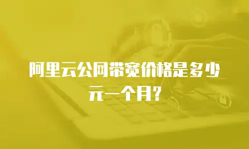 阿里云公网带宽价格是多少元一个月？