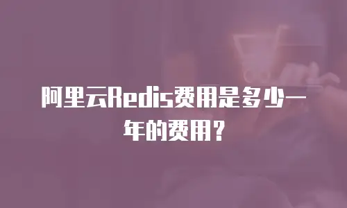 阿里云Redis费用是多少一年的费用？