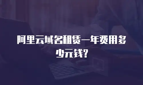 阿里云域名租赁一年费用多少元钱？