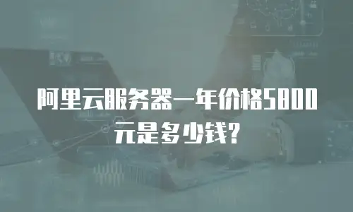 阿里云服务器一年价格5800元是多少钱？