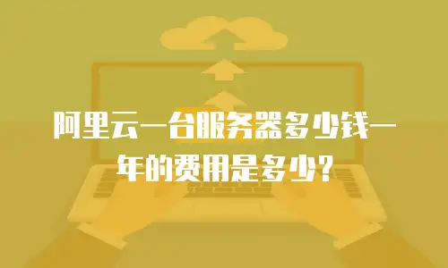 阿里云一台服务器多少钱一年的费用是多少？