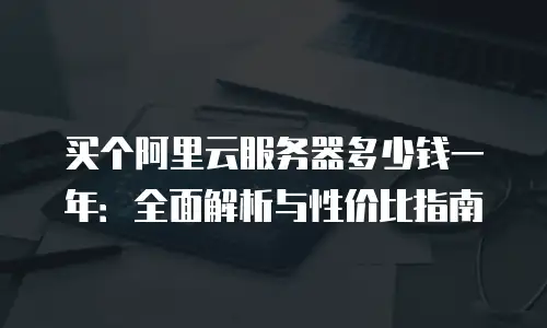 买个阿里云服务器多少钱一年：全面解析与性价比指南