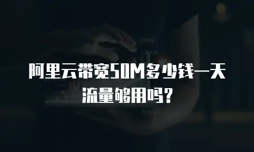 阿里云带宽50M多少钱一天 流量够用吗？