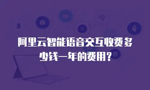 阿里云智能语音交互收费多少钱一年的费用？