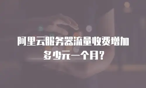阿里云服务器流量收费增加多少元一个月？