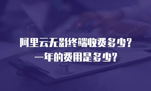 阿里云无影终端收费多少？一年的费用是多少？