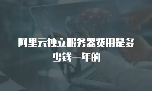 阿里云独立服务器费用是多少钱一年的