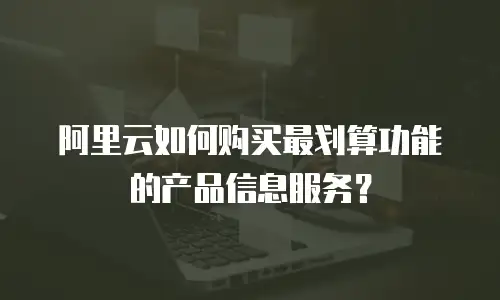阿里云如何购买最划算功能的产品信息服务？