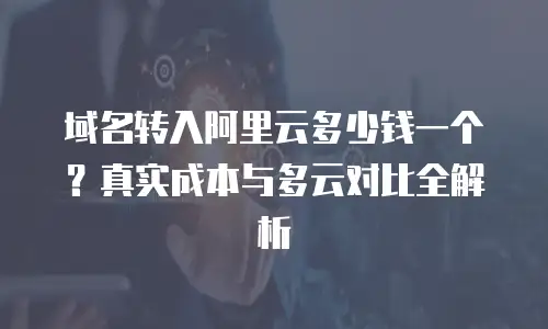 域名转入阿里云多少钱一个？真实成本与多云对比全解析