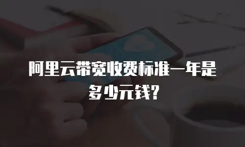 阿里云带宽收费标准一年是多少元钱？