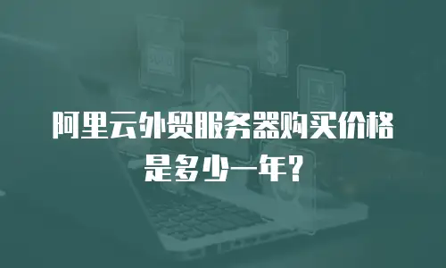 阿里云外贸服务器购买价格是多少一年？