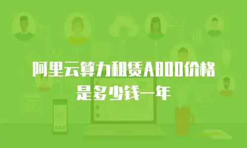 阿里云算力租赁A800价格是多少钱一年