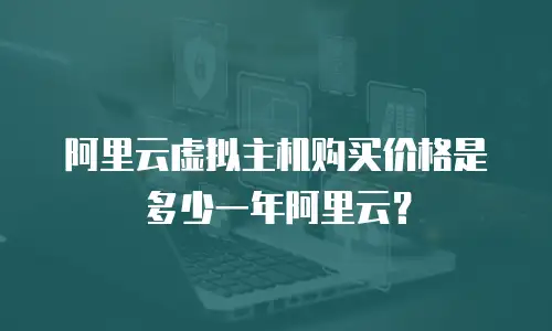 阿里云虚拟主机购买价格是多少一年阿里云？