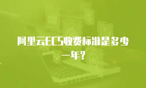 阿里云ECS收费标准是多少一年？