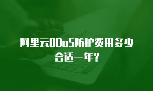 阿里云DDoS防护费用多少合适一年？