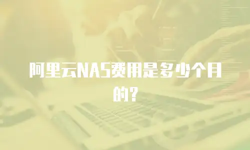 阿里云NAS费用是多少个月的？
