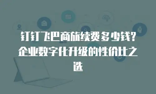 钉钉飞巴商旅续费多少钱？企业数字化升级的性价比之选