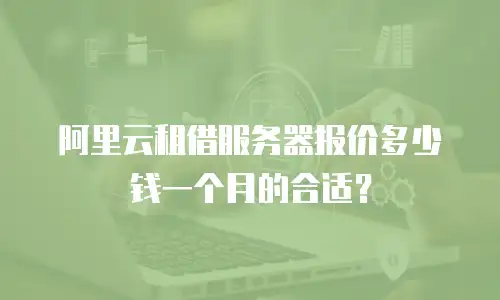 阿里云租借服务器报价多少钱一个月的合适？