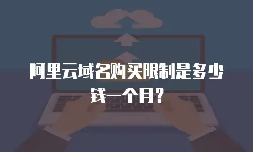 阿里云域名购买限制是多少钱一个月？