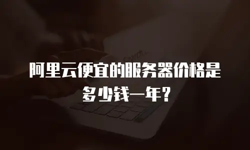 阿里云便宜的服务器价格是多少钱一年？