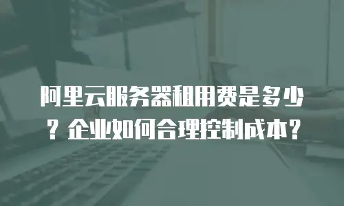 阿里云服务器租用费是多少？企业如何合理控制成本？
