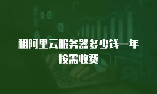 租阿里云服务器多少钱一年按需收费