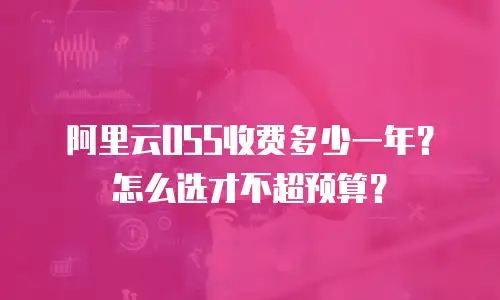 阿里云OSS收费多少一年？怎么选才不超预算？