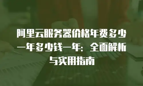 阿里云服务器价格年费多少一年多少钱一年：全面解析与实用指南