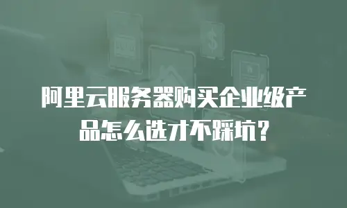 阿里云服务器购买企业级产品怎么选才不踩坑？