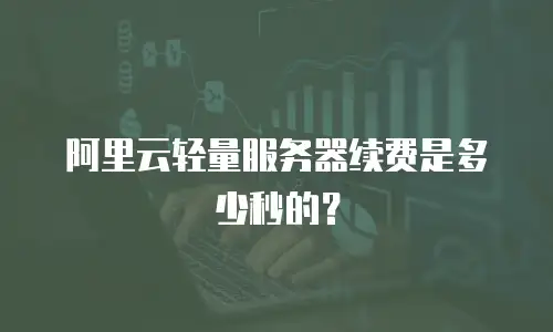 阿里云轻量服务器续费是多少秒的？