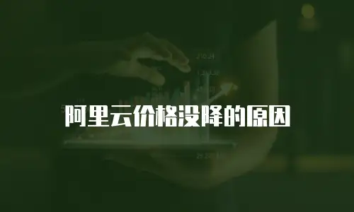 阿里云价格没降的原因