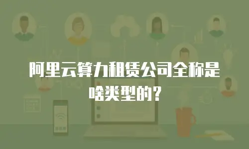 阿里云算力租赁公司全称是啥类型的？