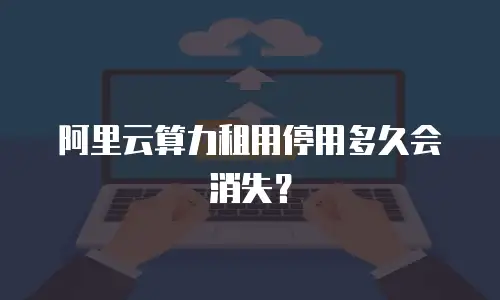 阿里云算力租用停用多久会消失？