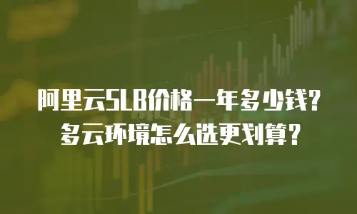 阿里云SLB价格一年多少钱？多云环境怎么选更划算？