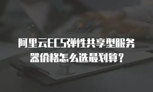 阿里云ECS弹性共享型服务器价格怎么选最划算？