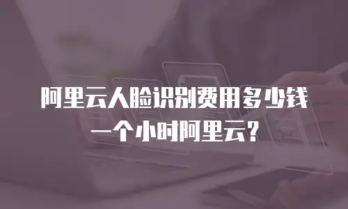 阿里云人脸识别费用多少钱一个小时阿里云？