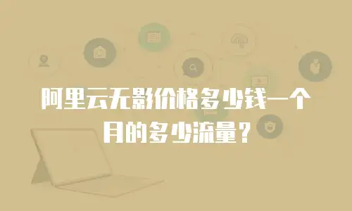 阿里云无影价格多少钱一个月的多少流量？