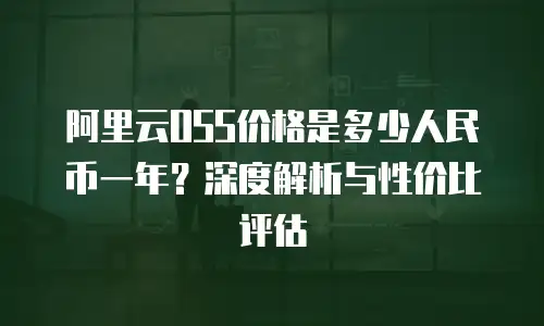 阿里云OSS价格是多少人民币一年？深度解析与性价比评估