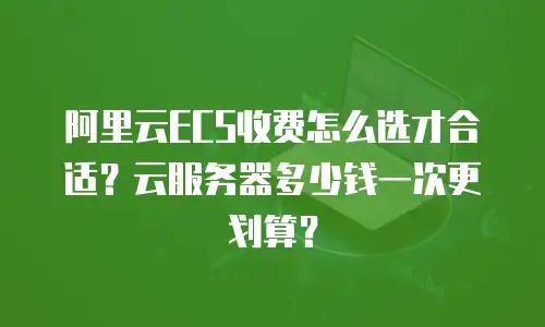 阿里云ECS收费怎么选才合适？云服务器多少钱一次更划算？