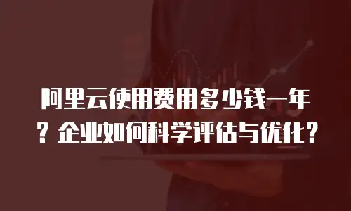 阿里云使用费用多少钱一年？企业如何科学评估与优化？