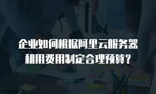 企业如何根据阿里云服务器租用费用制定合理预算？
