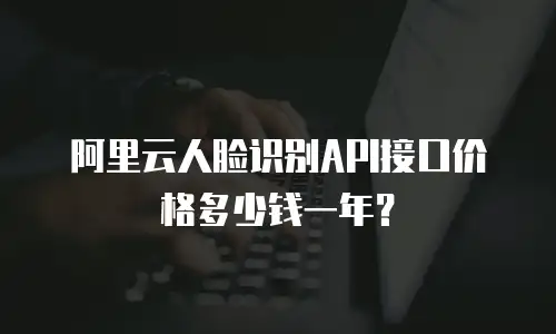 阿里云人脸识别API接口价格多少钱一年？