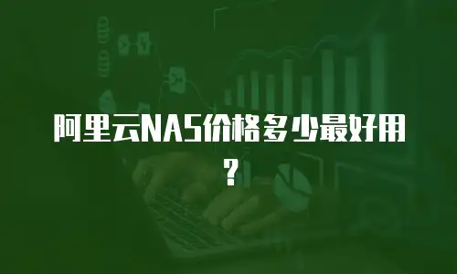 阿里云NAS价格多少最好用？