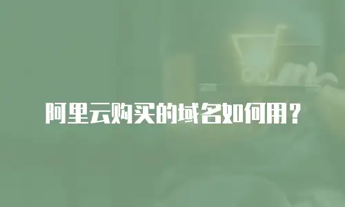 阿里云购买的域名如何用？