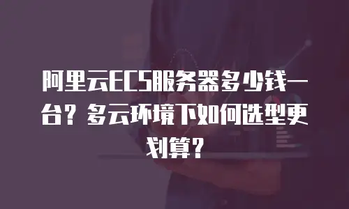 阿里云ECS服务器多少钱一台？多云环境下如何选型更划算？