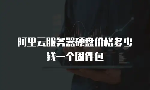 阿里云服务器硬盘价格多少钱一个固件包