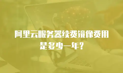 阿里云服务器续费镜像费用是多少一年？