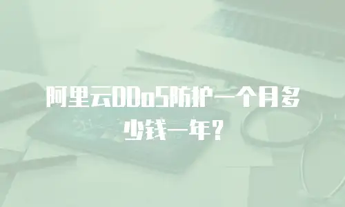阿里云DDoS防护一个月多少钱一年？