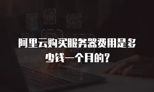阿里云购买服务器费用是多少钱一个月的？