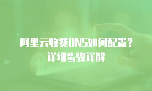 阿里云收费DNS如何配置？详细步骤详解